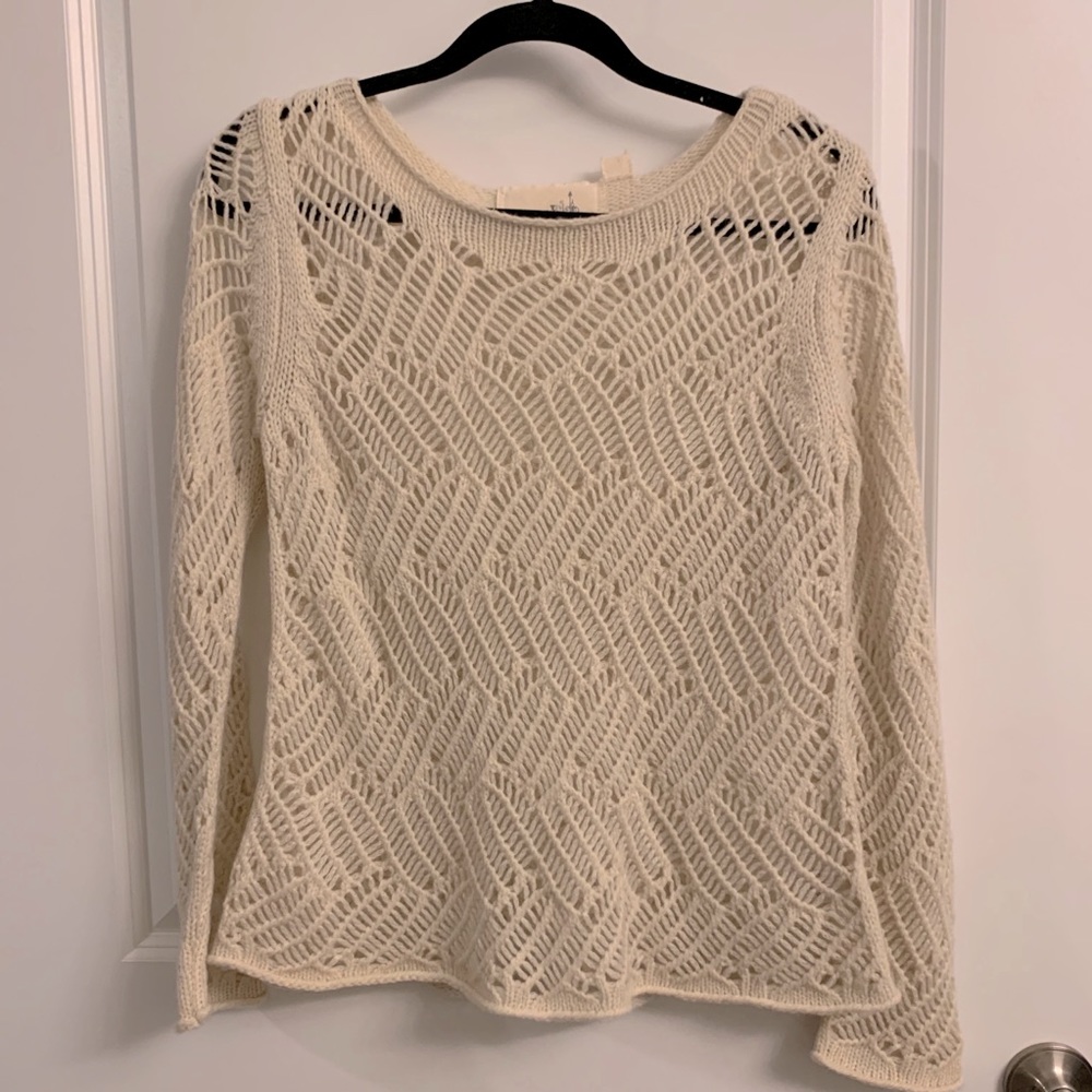 Gorgeous knit cream sweater